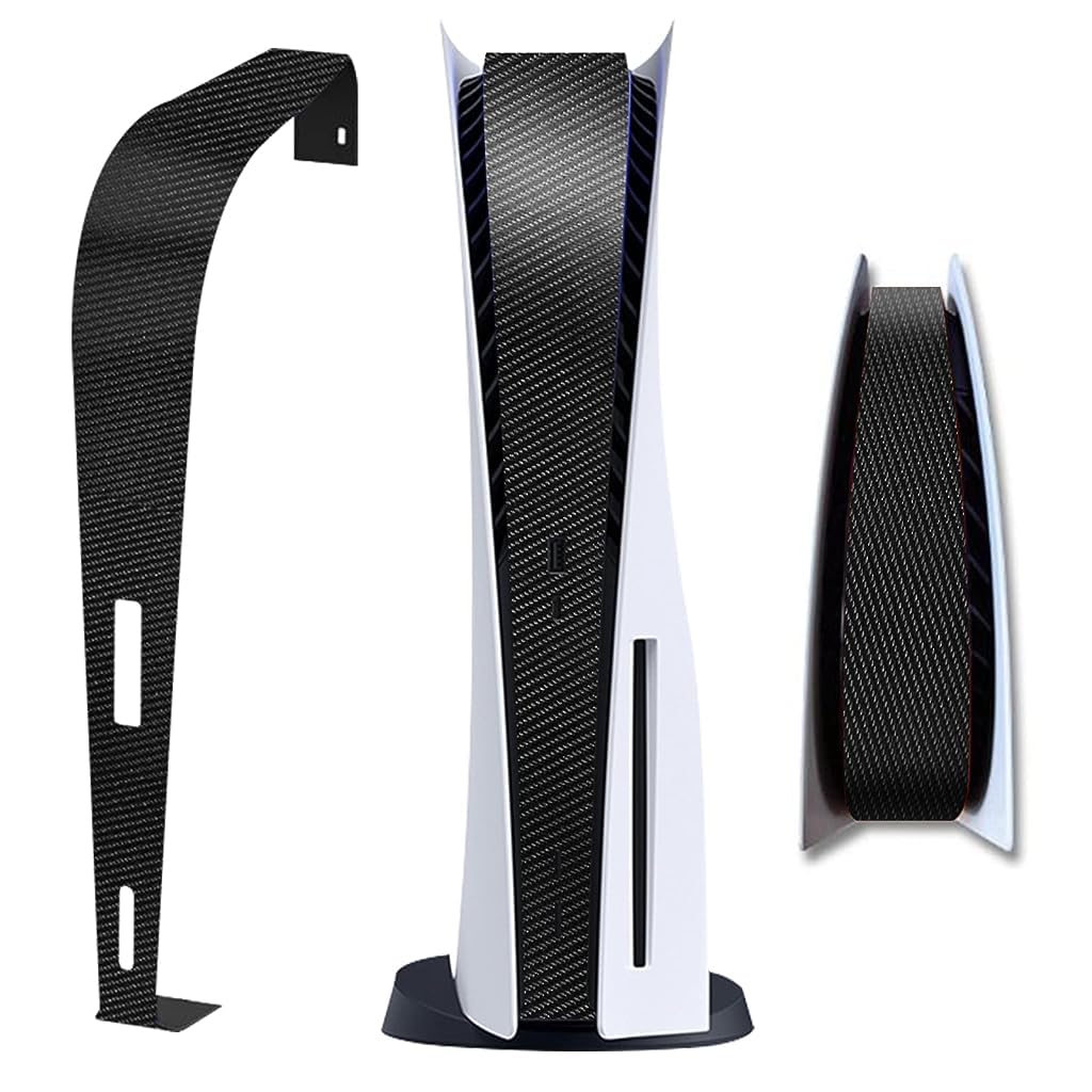 ZORBES PS5 Console Middle Sticker PVC Stylish Carbon Fiber Pattern Middle Skin Sticker Anti-Scratch PS5 Console Skin Sticker for Console Center Part Self-Adhesive Middle Skin Sticker for PS5 Console ZORBES PS5 Console Middle Sticker PVC Stylish Carbon Fiber Pattern Middle Skin Sticker Anti-Scratch PS5 Console Skin Sticker for Console Center Part Self-Adhesive Middle Skin Sticker for PS5 Console